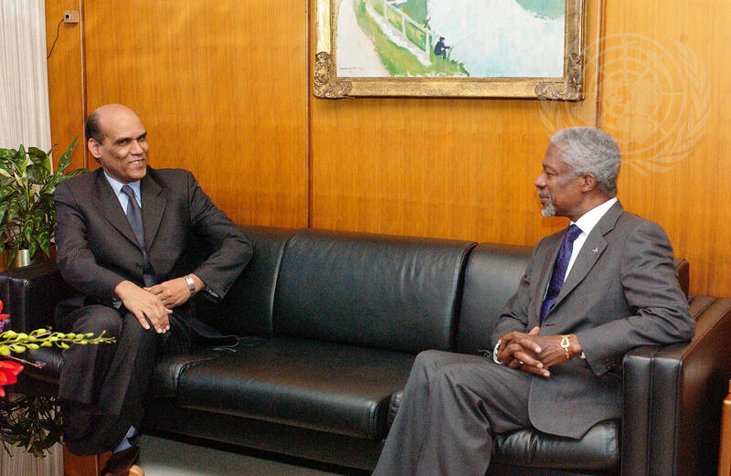 Secretary-General Meets with Outgoing Permanent Representative of Mauritania