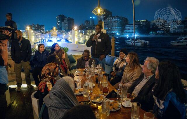 Secretary-General Shares Iftar in Egypt