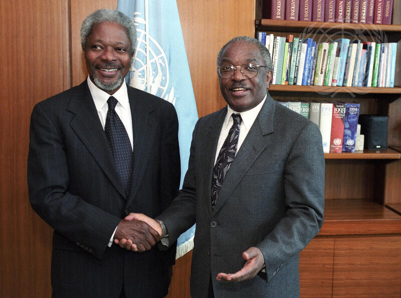 Secretary-General Meets with Permanent Representative of the United Republic of Tanzania and Chairman of the Group of 77