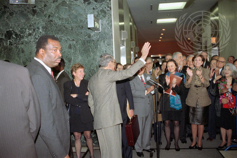 UN Secretary-General Bids Farewell to Staff