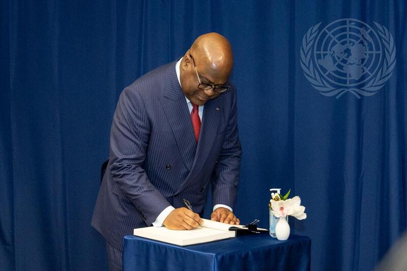 Secretary-General Meets with President of Democratic Republic of Congo