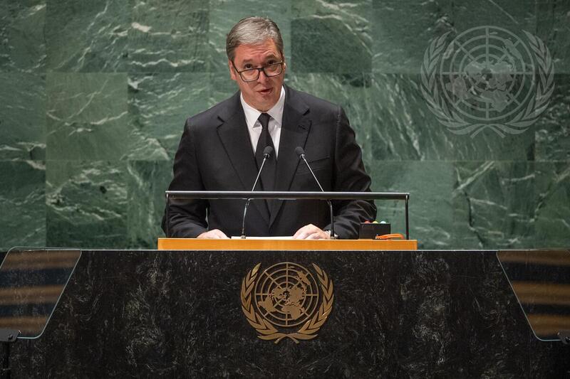President of Serbia Addresses 78th Session of General Assembly Debate