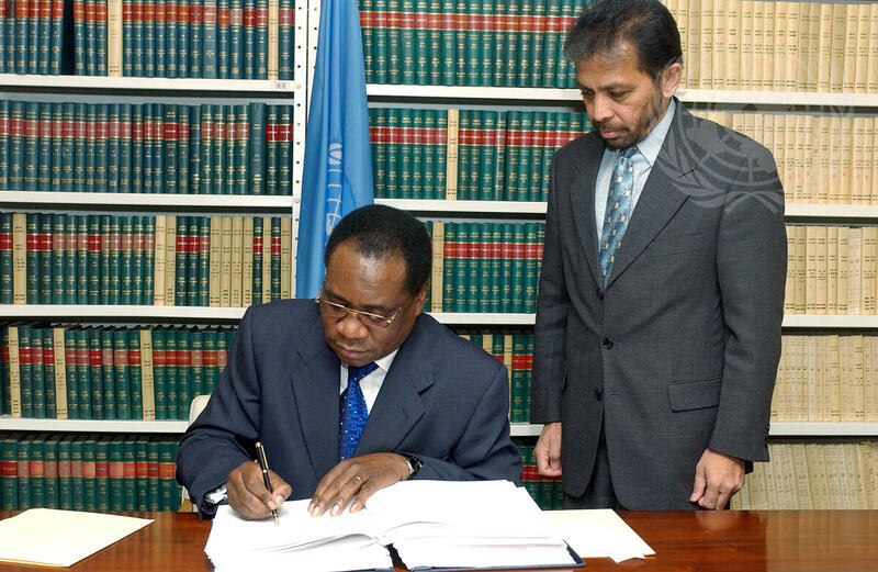 Signing Ceremony: Permanent Representative of Central African Republic