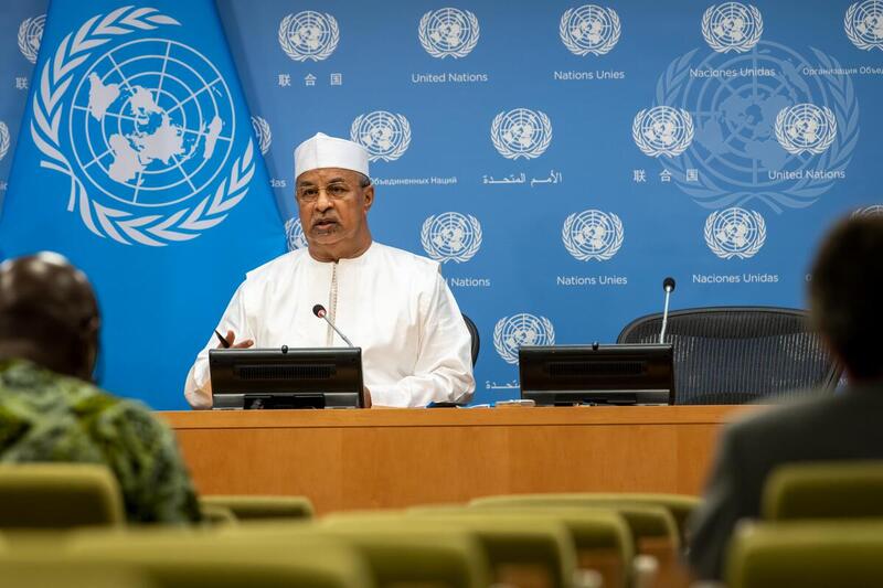 Head of UNOWAS Briefs Press