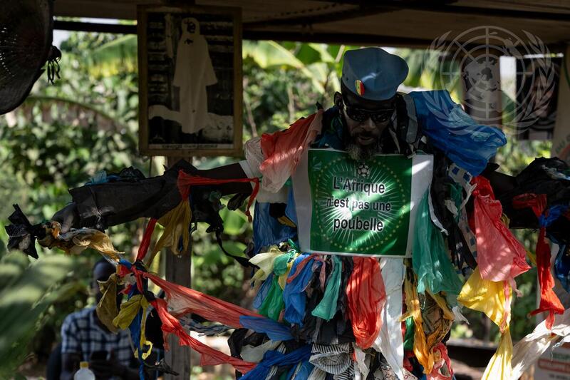 The Plastic Man Fights Plastic Pollution in Dakar