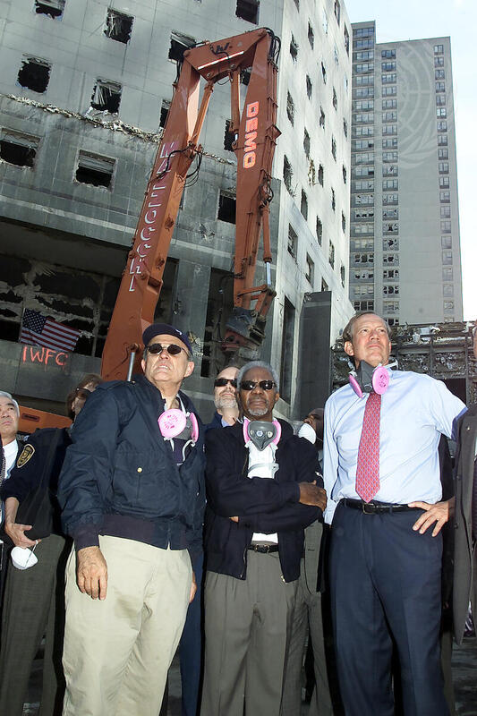 Secretary-General Visits World Trade Center Site, &ldquo;Ground Zero 