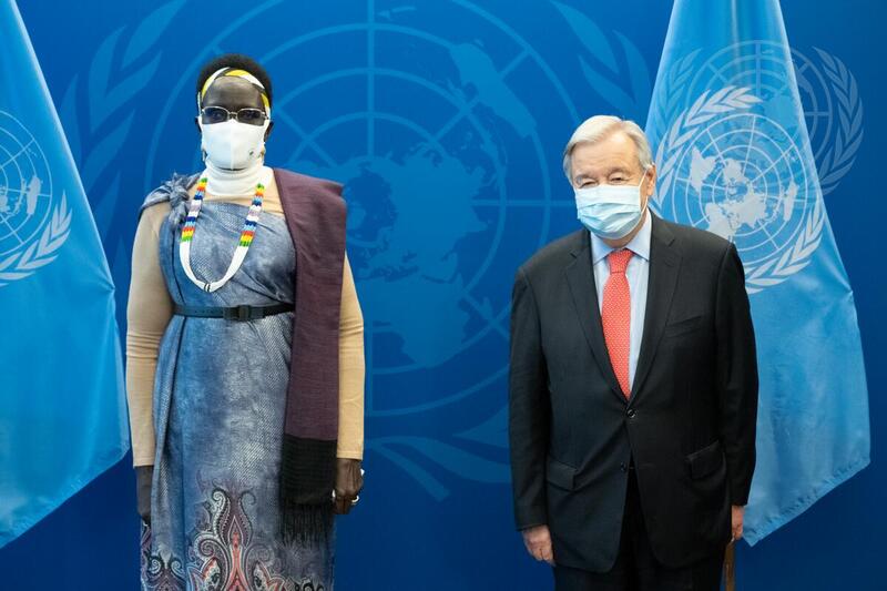Secretary-General Meets Vice-President of South Sudan