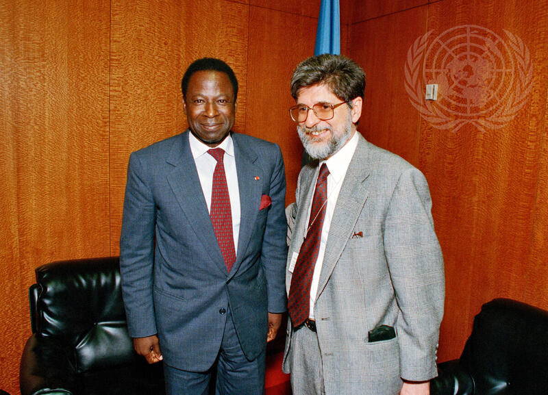 President of General Assembly Meets with Foreign Minister of Brazil