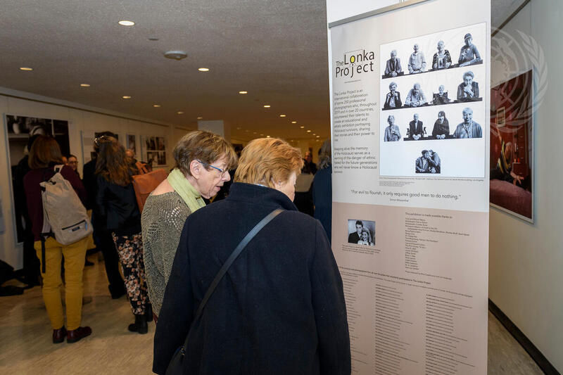 Opening of Exhibit "Lonka Project" on Last Holocaust Survivors