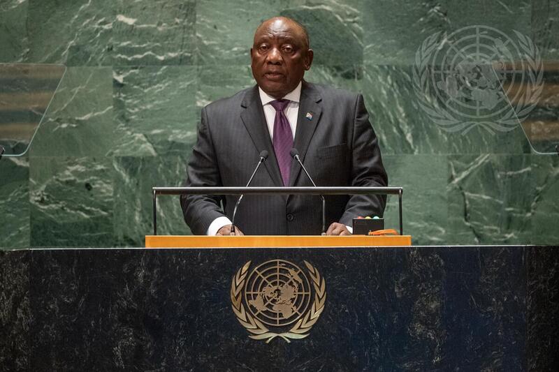 President of South Africa Addresses 78th Session of General Assembly Debate