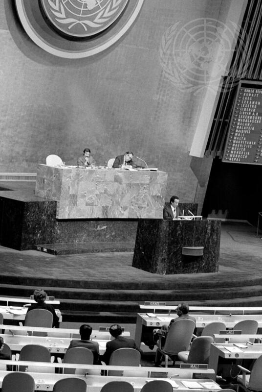 General Assembly Hears Address by President of Cyprus and Statements by Liberia, Grenada, Democratic Yemen, Mauritania, Colombia, Thailand