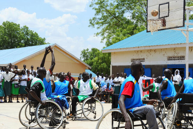 Disabled Athletes Celebrate International Mine Awareness Day