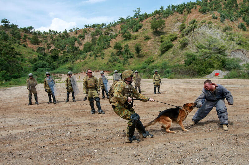 UNFPU and ISF Officers Participate in Joint Security Exercise