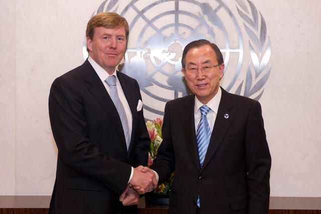 Secretary-General Meets Dutch Crown Prince, Chair of UN Water and Sanitation Board