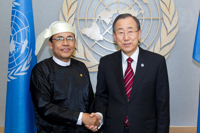 Secretary-General Meets New Permanent Representative of Myanmar