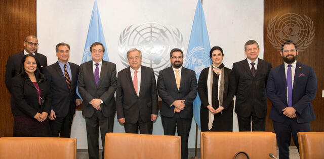 Secretary-General Meets Cross-Regional Grouping of Middle Income Countries
