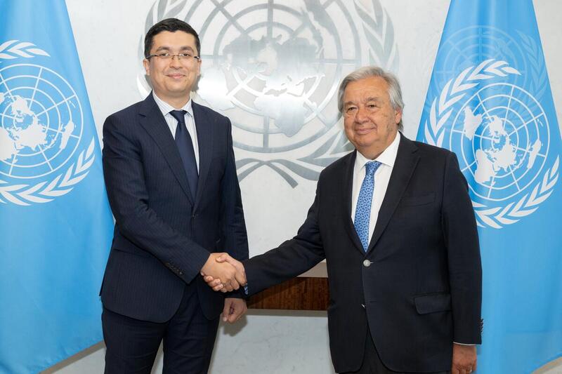 Permanent Representative of Uzbekistan Presents Credentials to Secretary-General