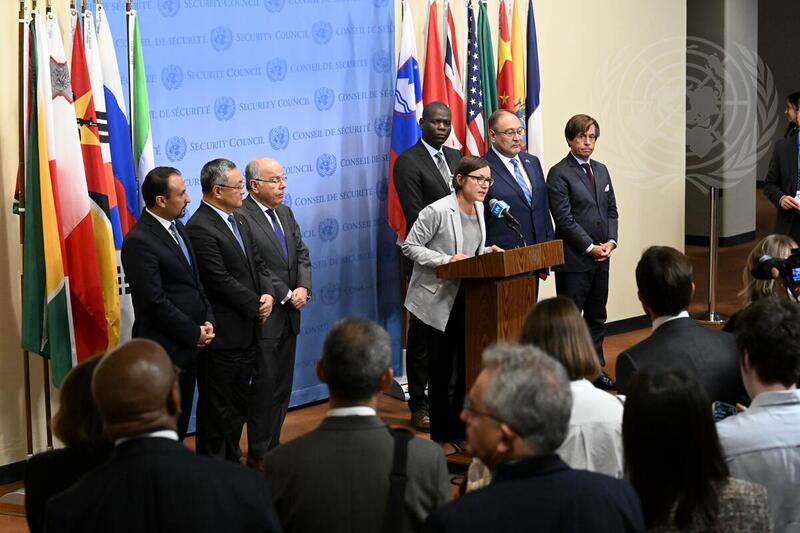 President of ICRC Briefs Press