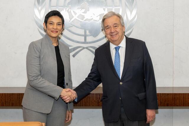 Secretary-General Meets Executive Director of Human Rights Watch