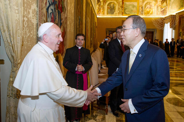 Secretary-General, CEB Members Have Audience with Pope Francis