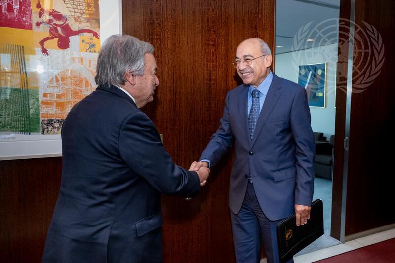 Permanent Observer of African Union Presents Credentials to Secretary-General