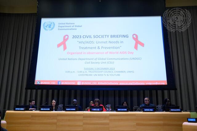 Panel Discussion &quot;HIV/AIDS: Meeting Unmet Needs in Treatment and Prevention&quot; in Observance of World AIDS Day