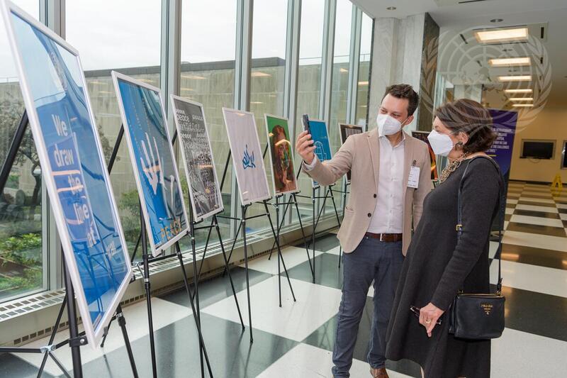 Under-Secretary-General for DPPA Visits Exhibit "Futuring Peace: Re-imagining Diplomacy and Peacemaking"