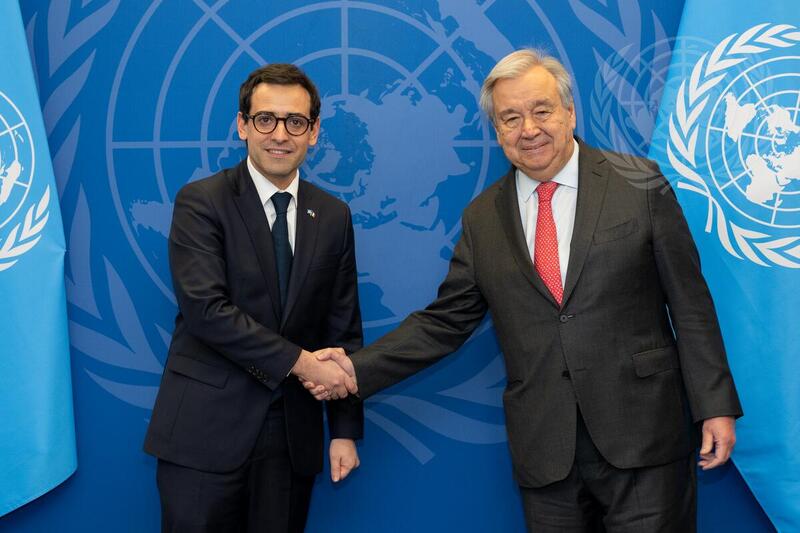 Secretary-General Meets with Minister for Europe and Foreign Affairs of France