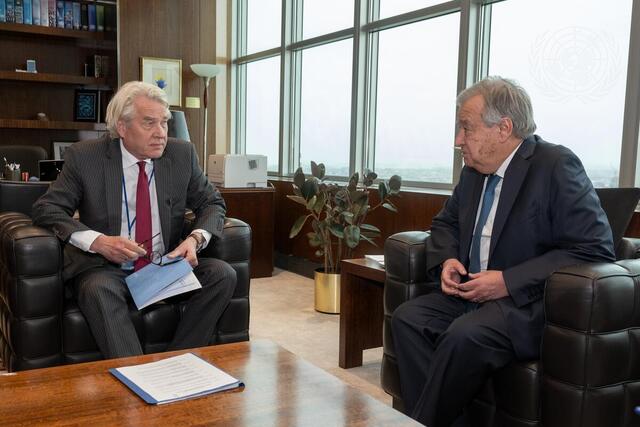 Secretary-General Meets with Special Coordinator for Middle East Peace Process