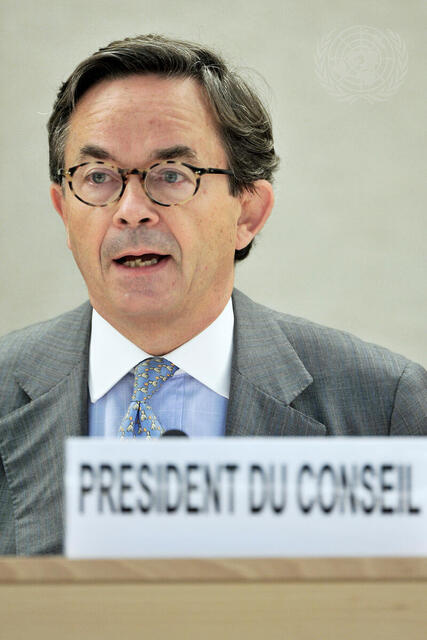 Human Rights Council Vice-President Addresses Council
