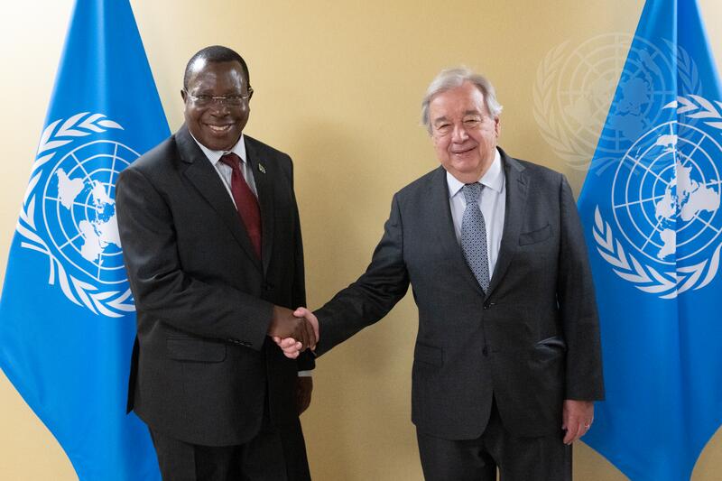 Secretary-General Meets with Vice-President of Tanzania