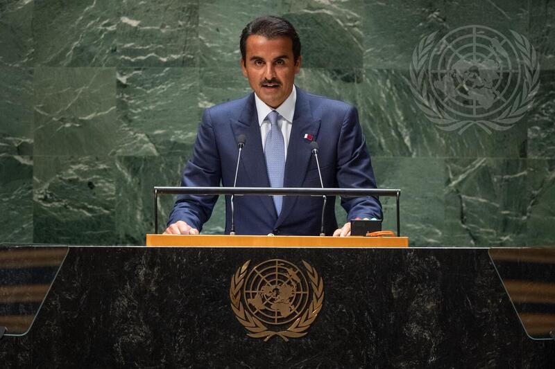 Amir of Qatar Addresses 78th Session of General Assembly Debate