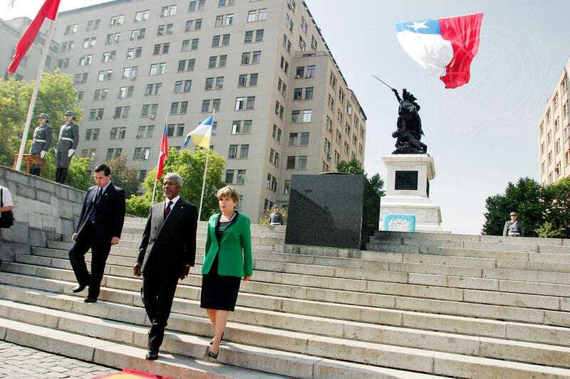 Secretary-General Visits Santiago, Chile