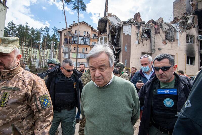 Secretary-General Visits Irpin, Ukraine