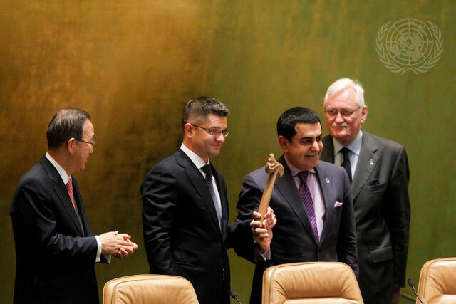 Gavel Handover to 67th President of General Assembly