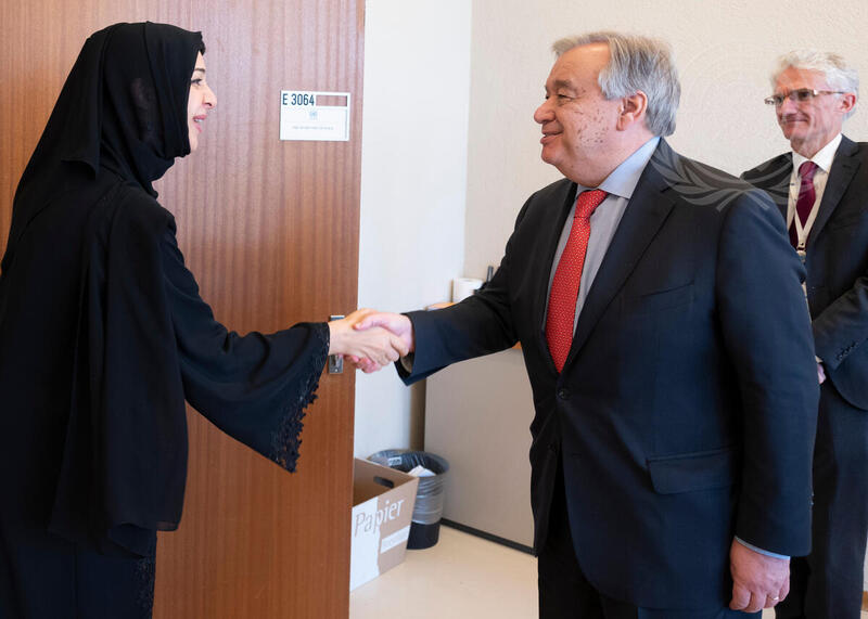Secretary-General Meets Minister of State and International Cooperation of the UAE
