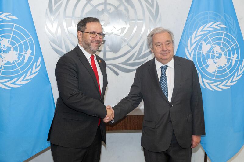 Secretary-General Meets with Foreign Minister of Venezuela