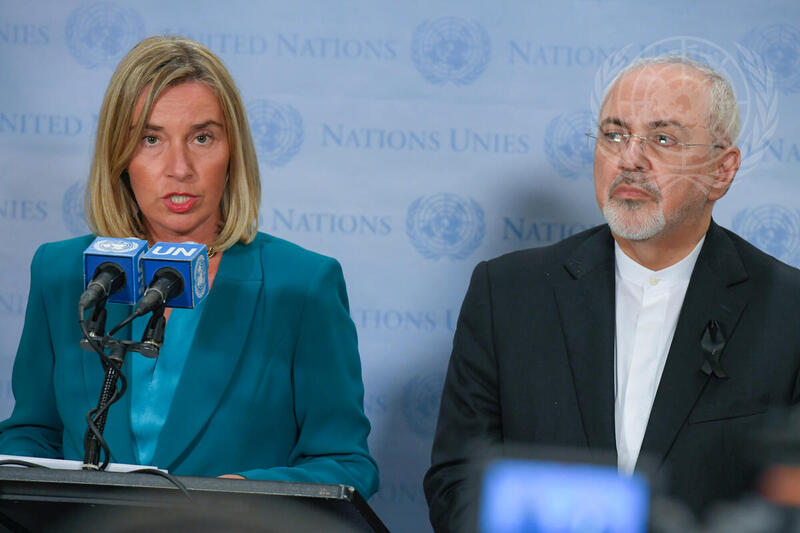 European Union High Representative Addresses Press on JCPOA