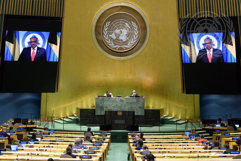 Prime Minister of Bahamas Addresses General Assembly Debate