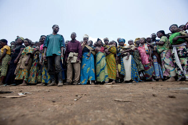 IDPs in Kitshanga, DRC after Heavy Fighting