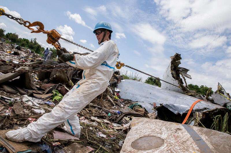 UNMISS Assists in Plane Crash Search and Recovery Operation in Juba
