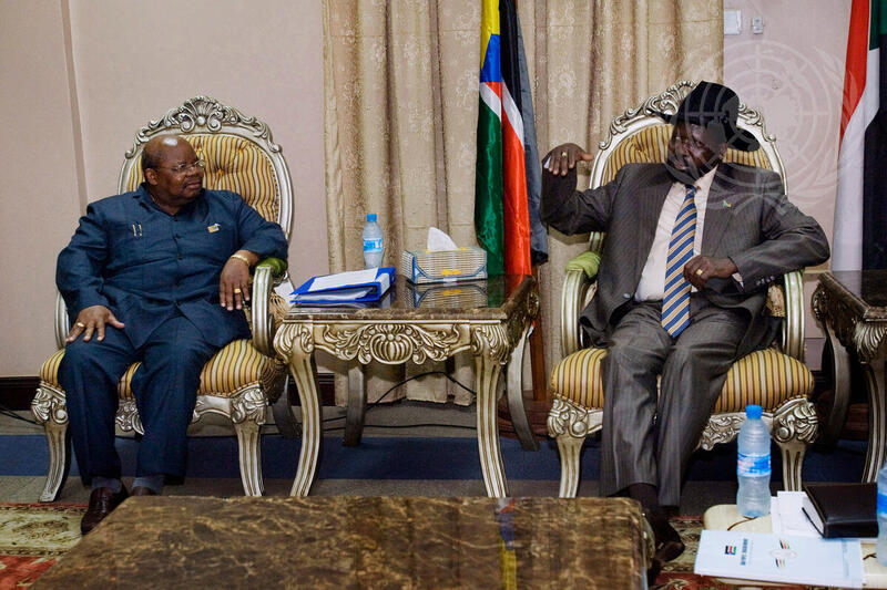 Chair of UN Referenda Panel Meets President of Southern Sudan Government