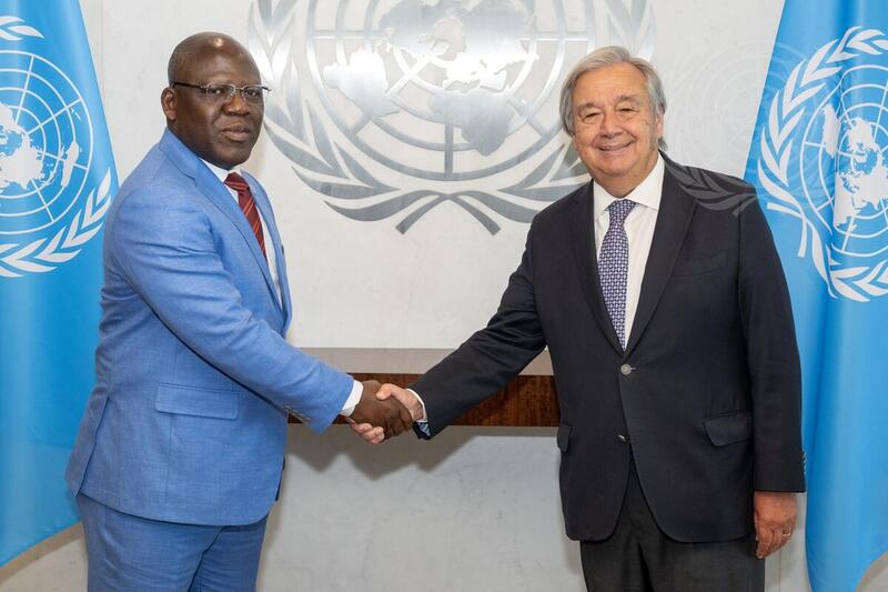 Permanent Representative of Democratic Republic of Congo Presents Credentials to Secretary-General