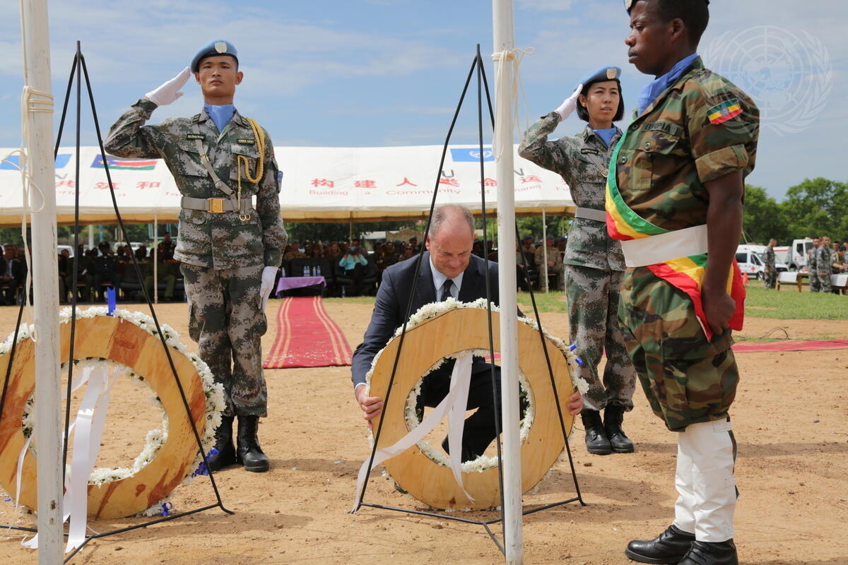 United Nations Photo Unmiss Celebrates The 70th Anniversary Of Peacekeeping 5684