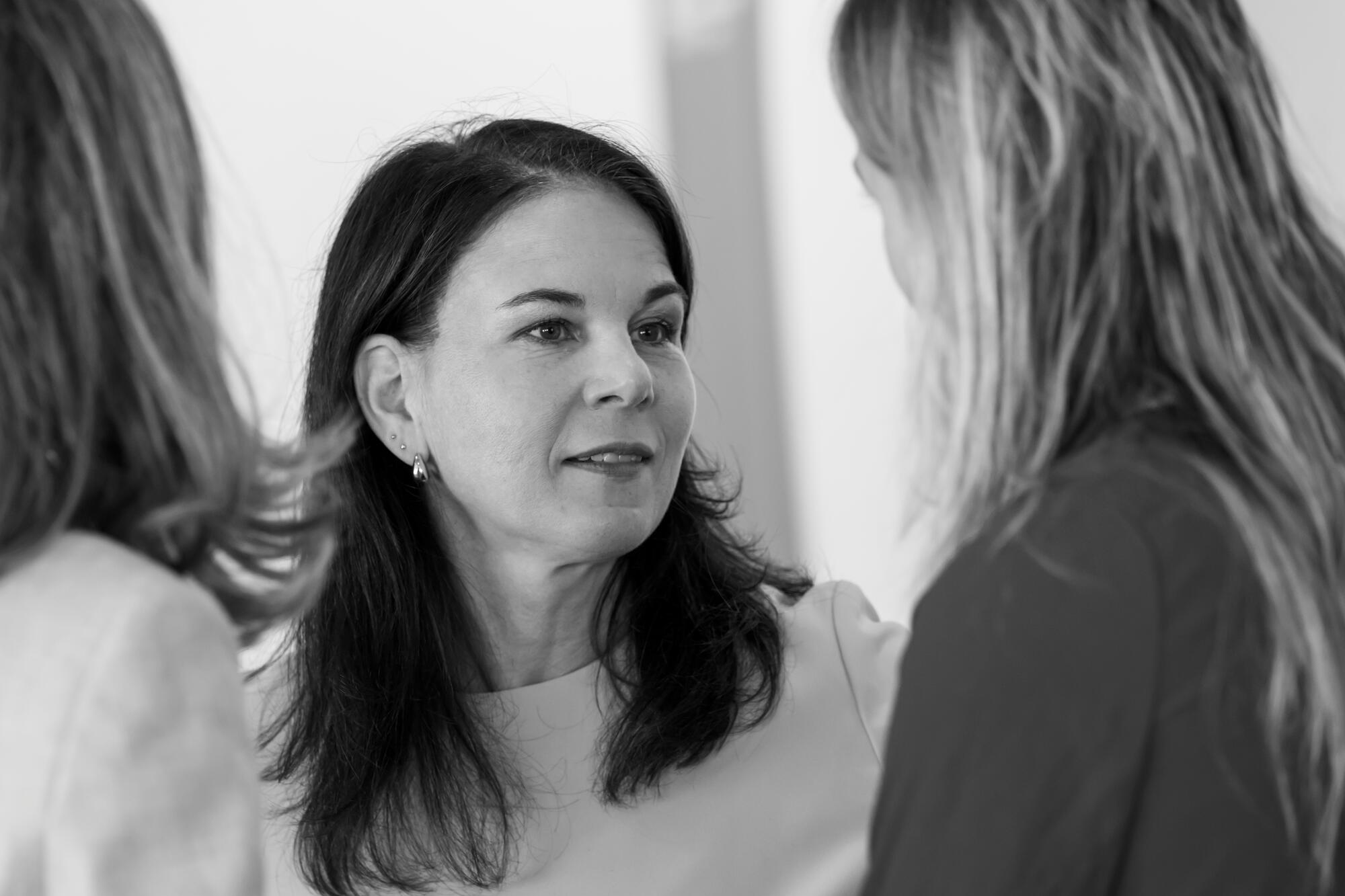 Annalena Baerbock (centre), President of the eightieth session of the United Nations General Assembly, holds a special Better Together Dialogue on the theme “The role of the General Assembly in Fragmented Times” with Member States on the occasion of United Nations Day.